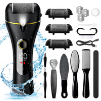Electric Foot Callus Remover 16 in 1 Rechargeable Pedicure Kit