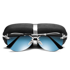 Luxury Brand Frameless Sunglasses Men