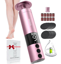 DAQVQ Electric Foot Callus Remover 2-in-1 Electric Foot Filer/Nail Filer Cordless
